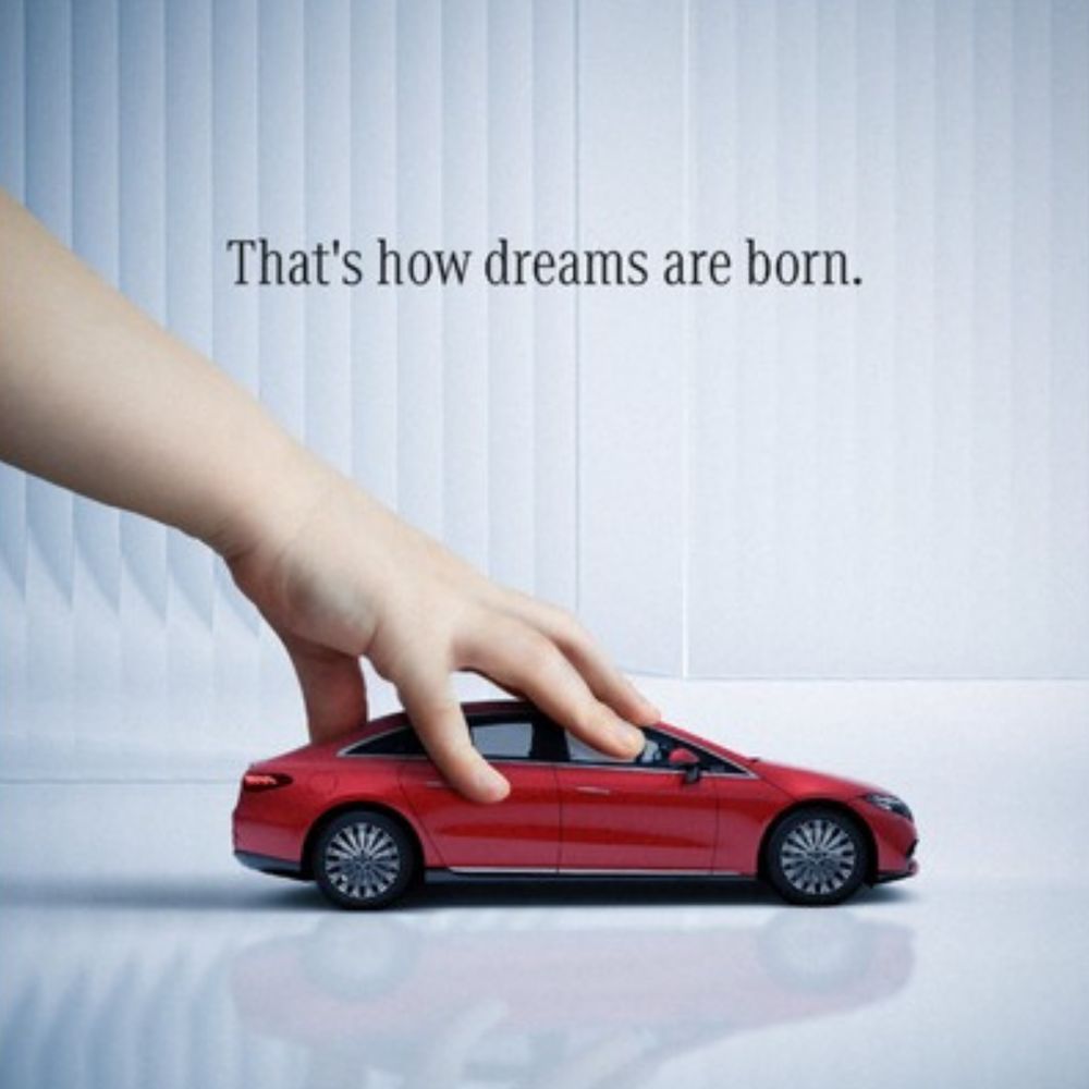 Mercedes-Benz social creative: That’s how dreams are born