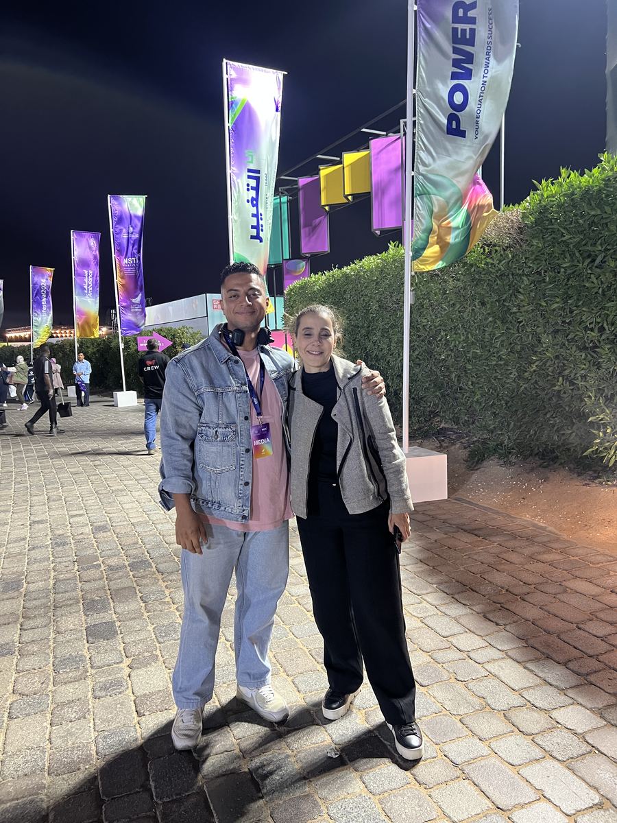 On site at the NSTI Festival grounds – government digital launch campaign Dubai by Stache DXB Media